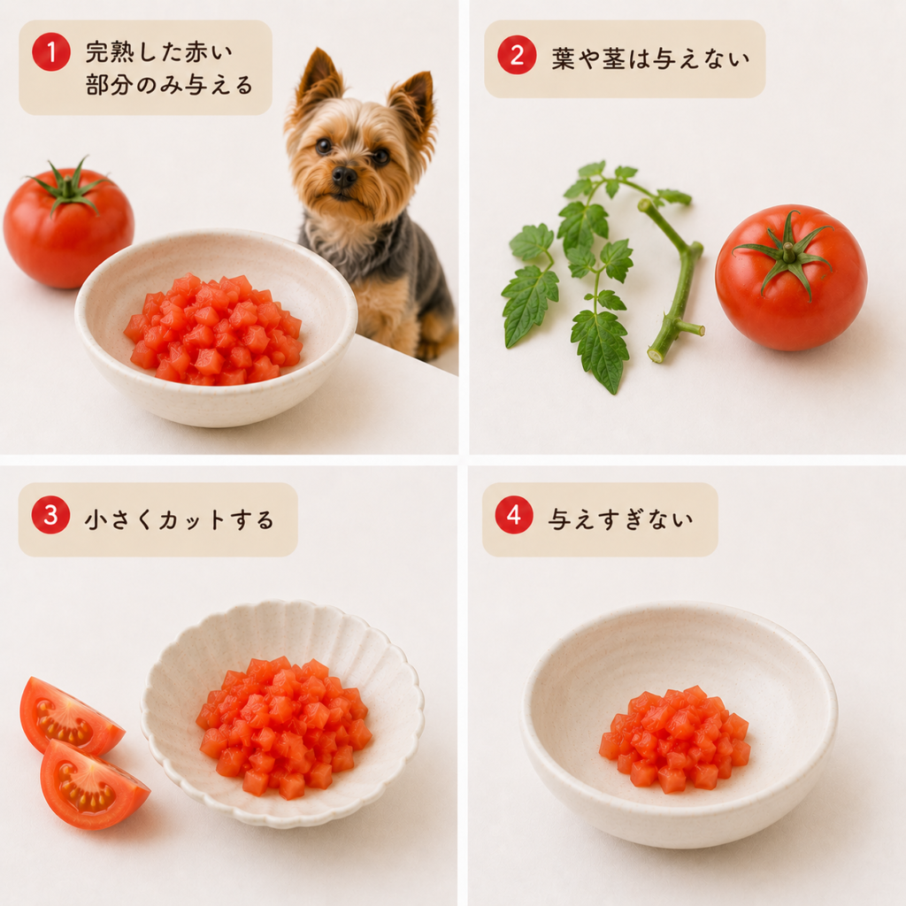 犬 トマト 食べ れる